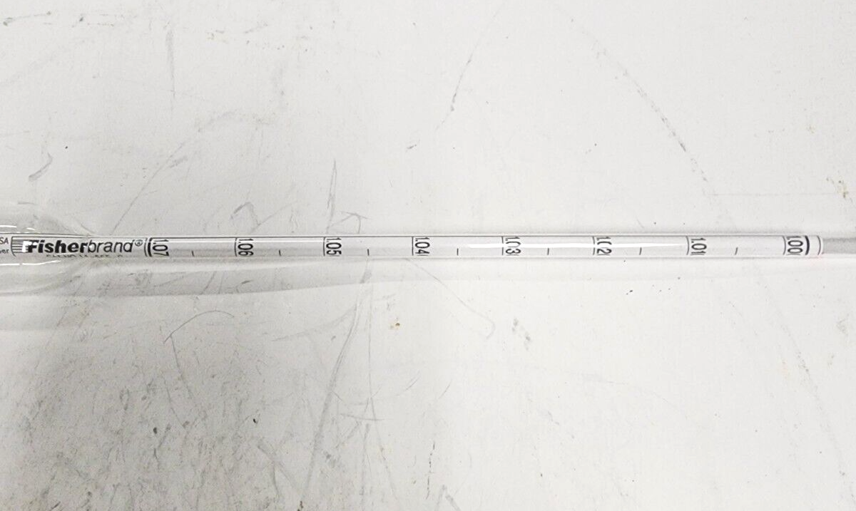 FISHERBRAND HYDROMETER 11555G SPECIFIC GRAVITY