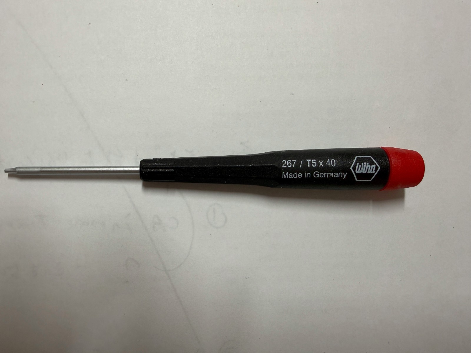 Wiha 96705 Torx Screwdriver with Precision Handle, T5 x 40mm
