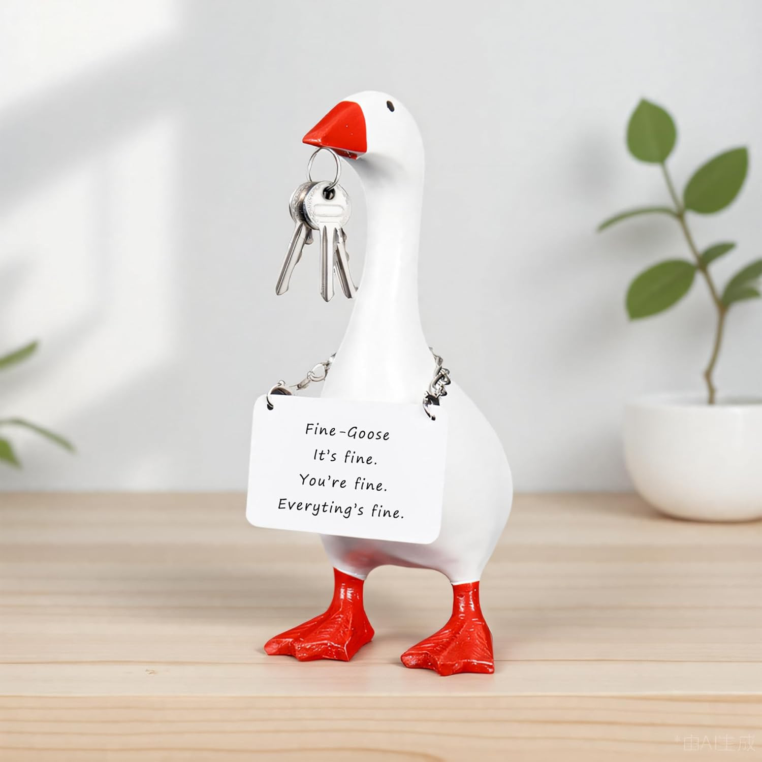 Desk Goose Office Decor for Women Desktop Goose 7 inch