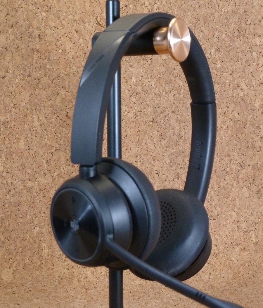 Poly Savi 7320 Office Wireless Headset 215201-01- great clean condition