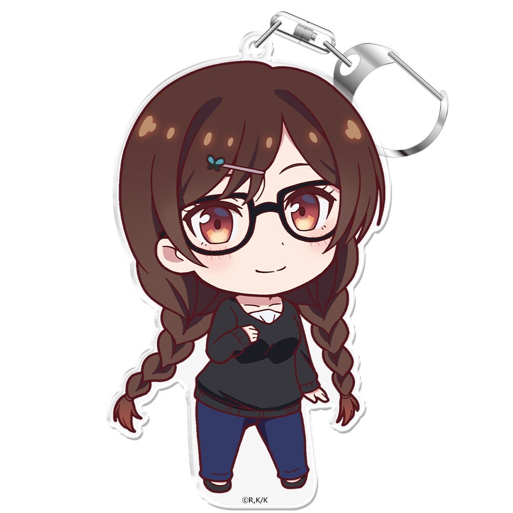 NEW Rent-A-Girlfriend Chizuru Ichinose Acrylic Key Holder w/Stand Official Japan