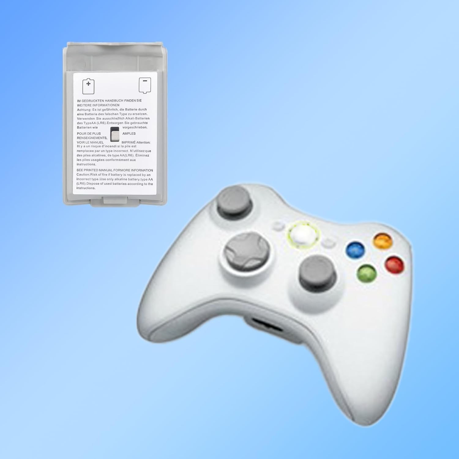 Secure Your Gaming: 2 Pcs Durable Battery Pack Covers for Xbox 360 Controllers