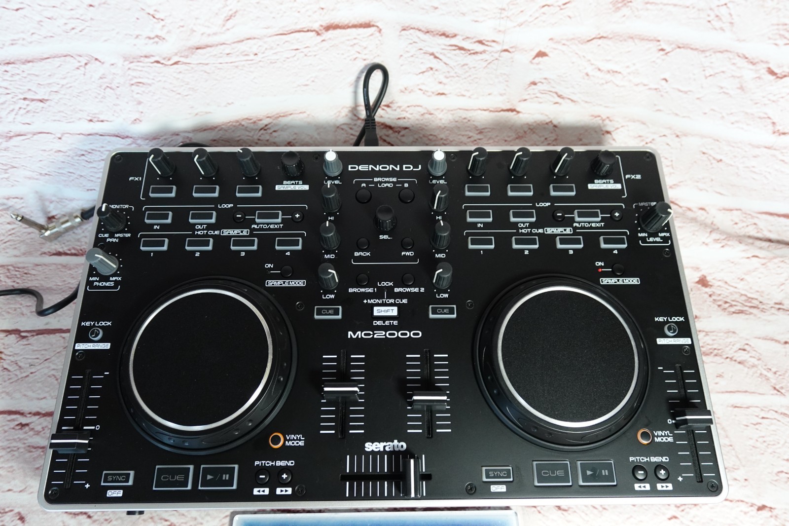 Denon MC2000 DJ Serato USB DJ Controller Dual Deck fast ship from JP unit only
