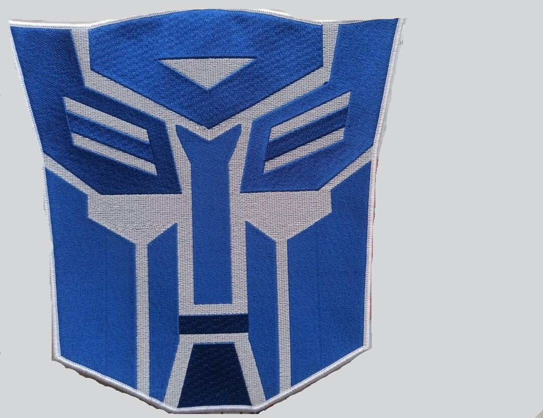 10 INCH TRANSFORMERS BLUE AUTOBOT PATCH - LGTF013