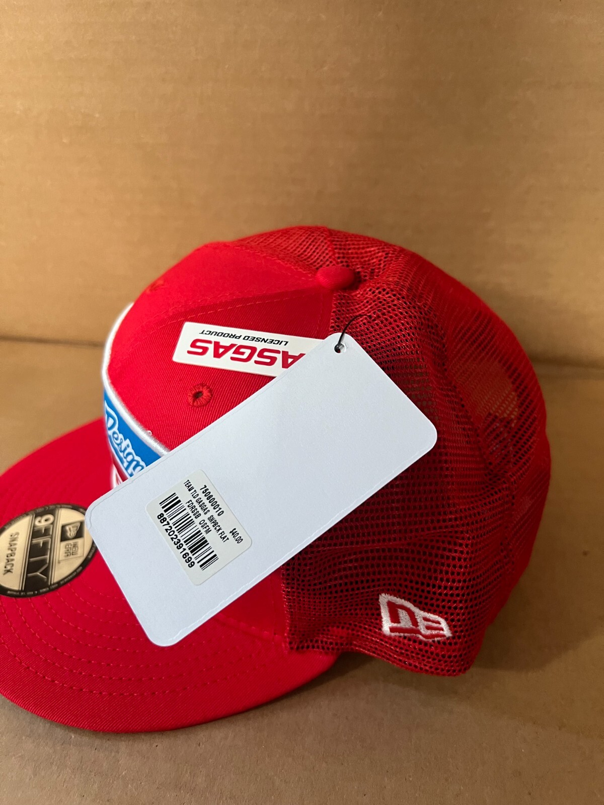 Troy Lee Designs Gas Gas Team Stock Snapback Hat Red 750600010 New