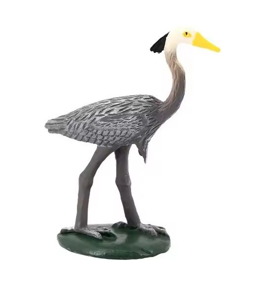 Crane Bird Animal Figure Toy PVC Wildlife Small Figurine Birthday Gifts