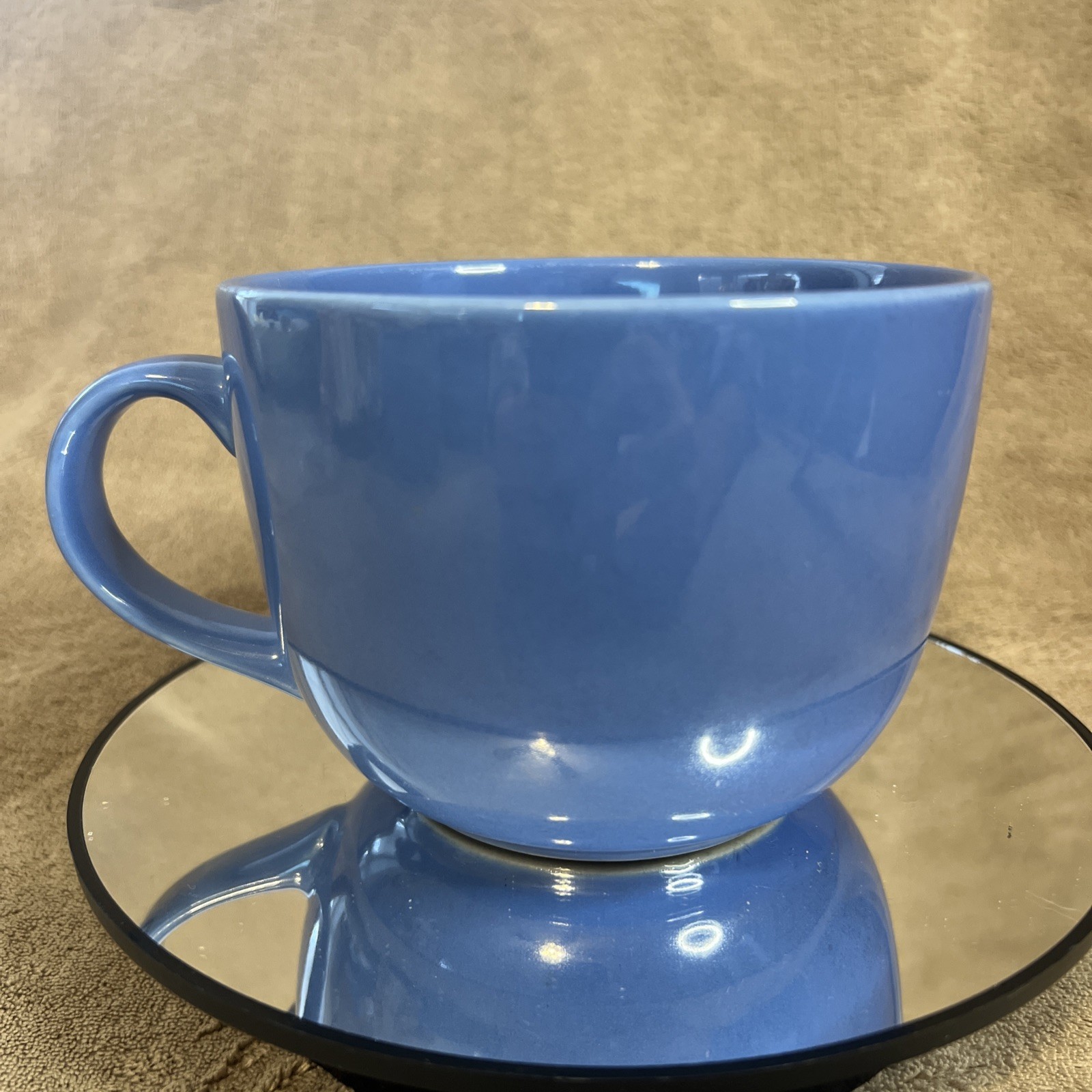 Soup Bowl with Handle Large 20 oz Lilac Coffee Soup Chili Bowl Mug or Cup