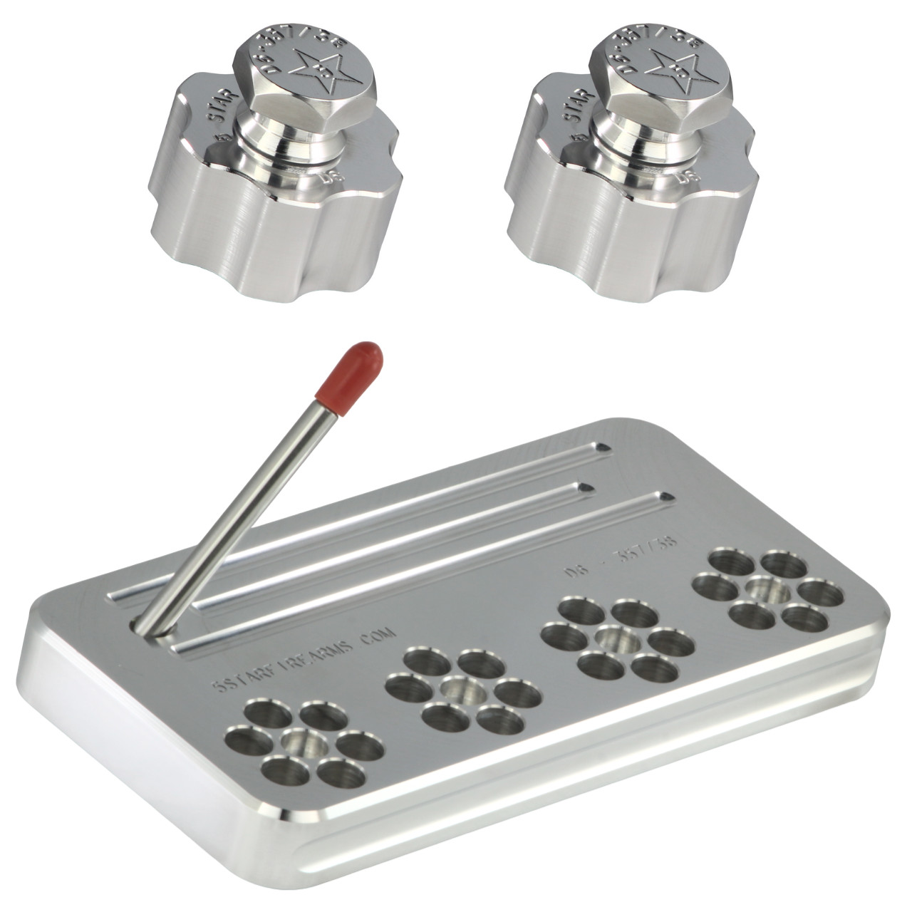 D6-357/38 Range Stand, 6-shot .357/.38 D-Frame, Solid Billet Aluminum