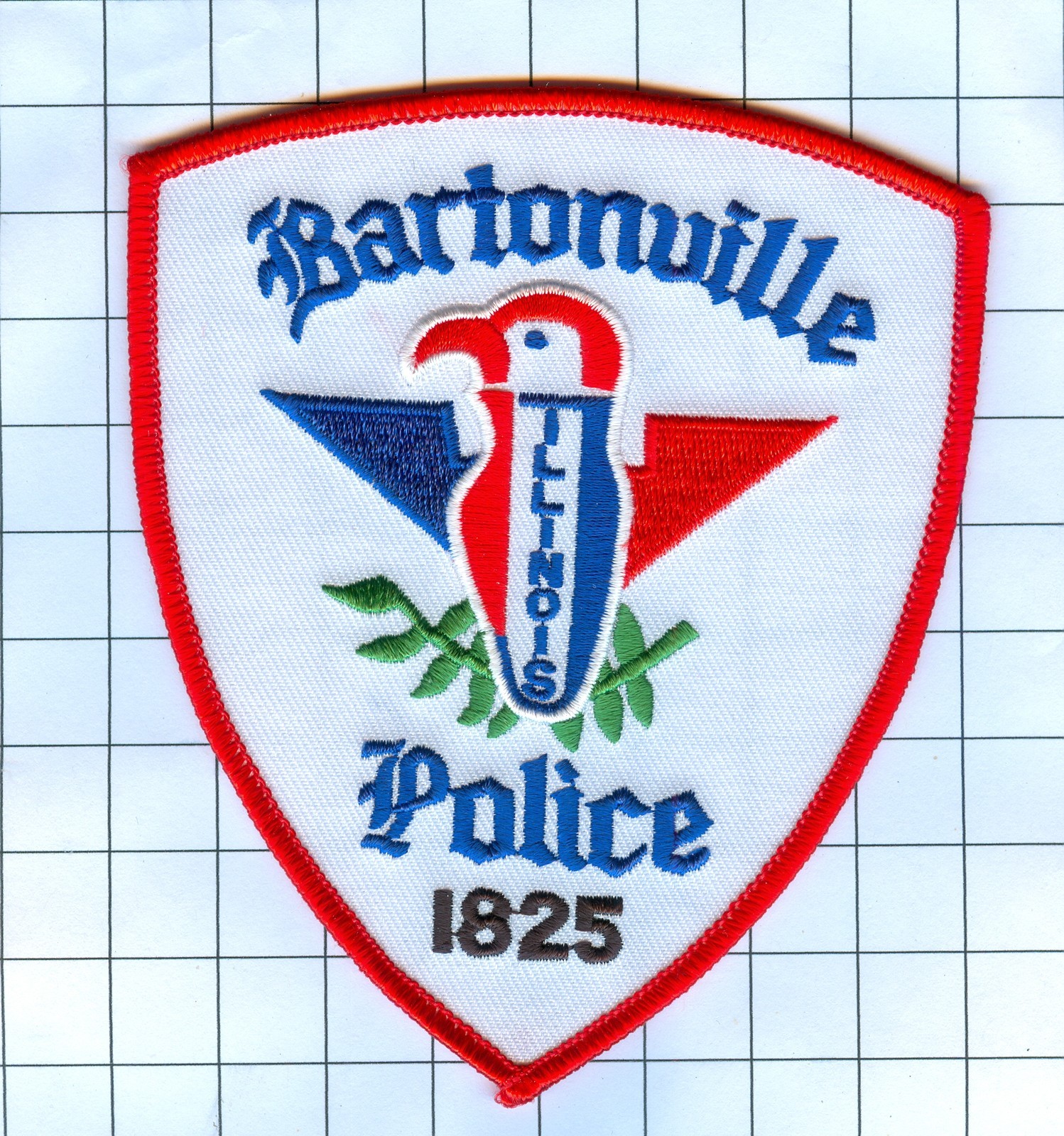 Police Patch - Illinois - BARTONVILLE, ILLINOIS