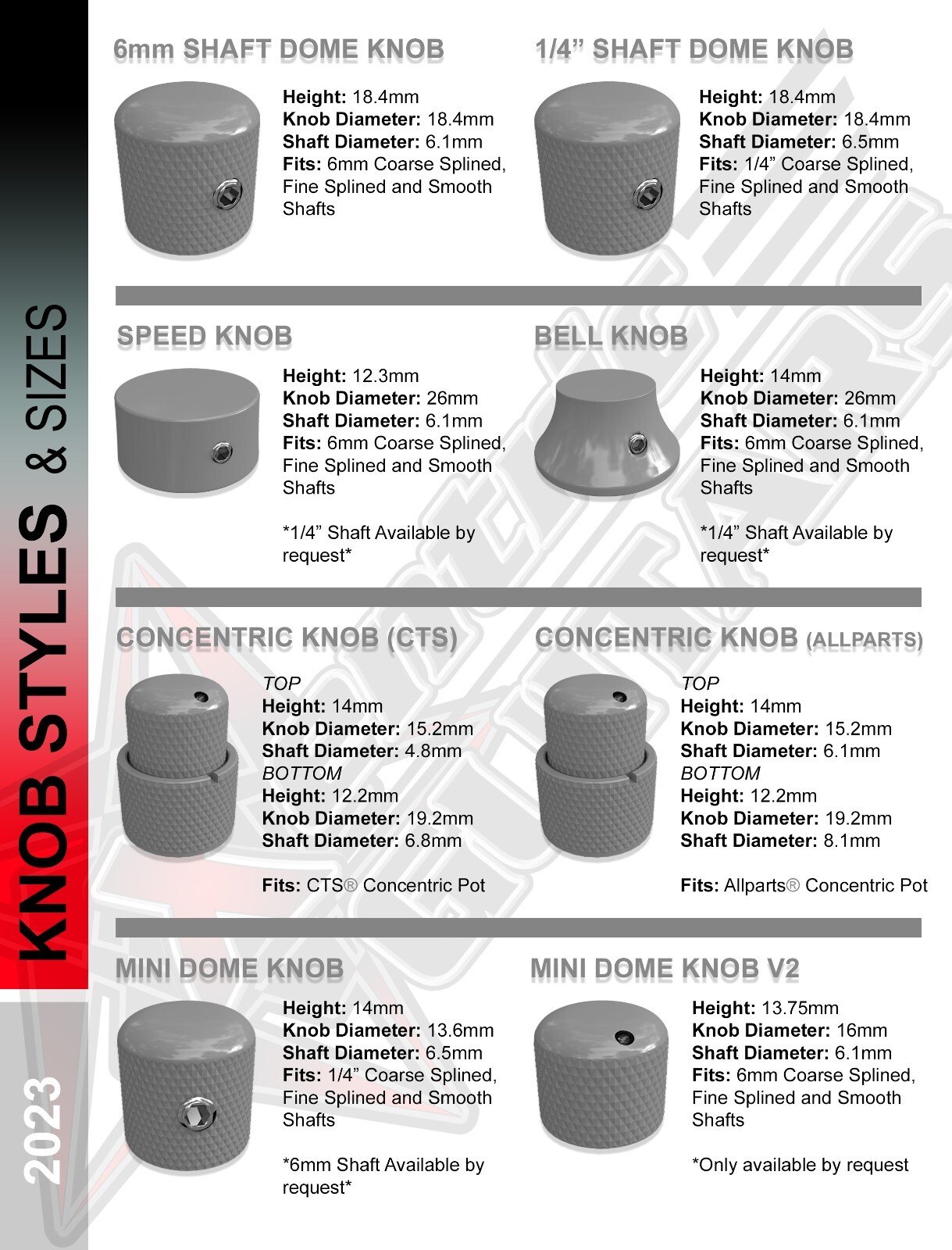 Xentric Guitars - AURORA Series Resin Guitar Knobs & Switch Caps