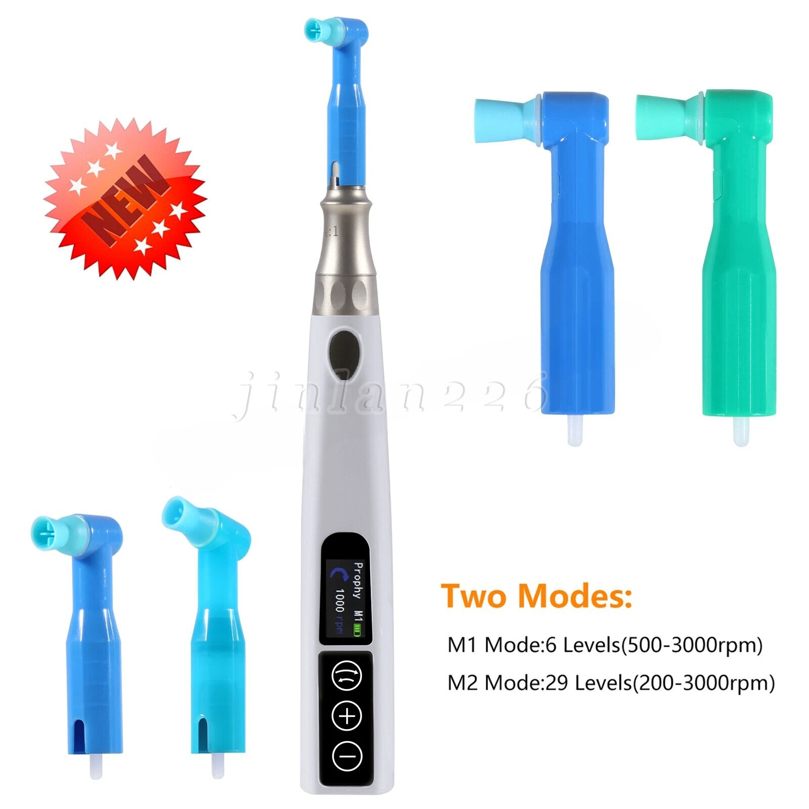 USA Dental Cordless Hygiene Prophy Handpiece / 100pcs Prophy Angles