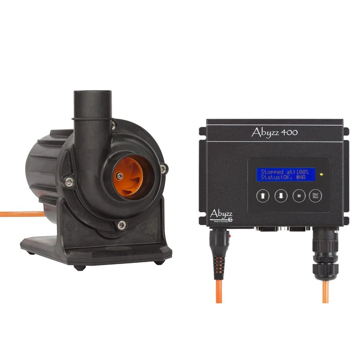 Abyzz A400 DC Water Pump (4900 gph, 3m or 10M cable)