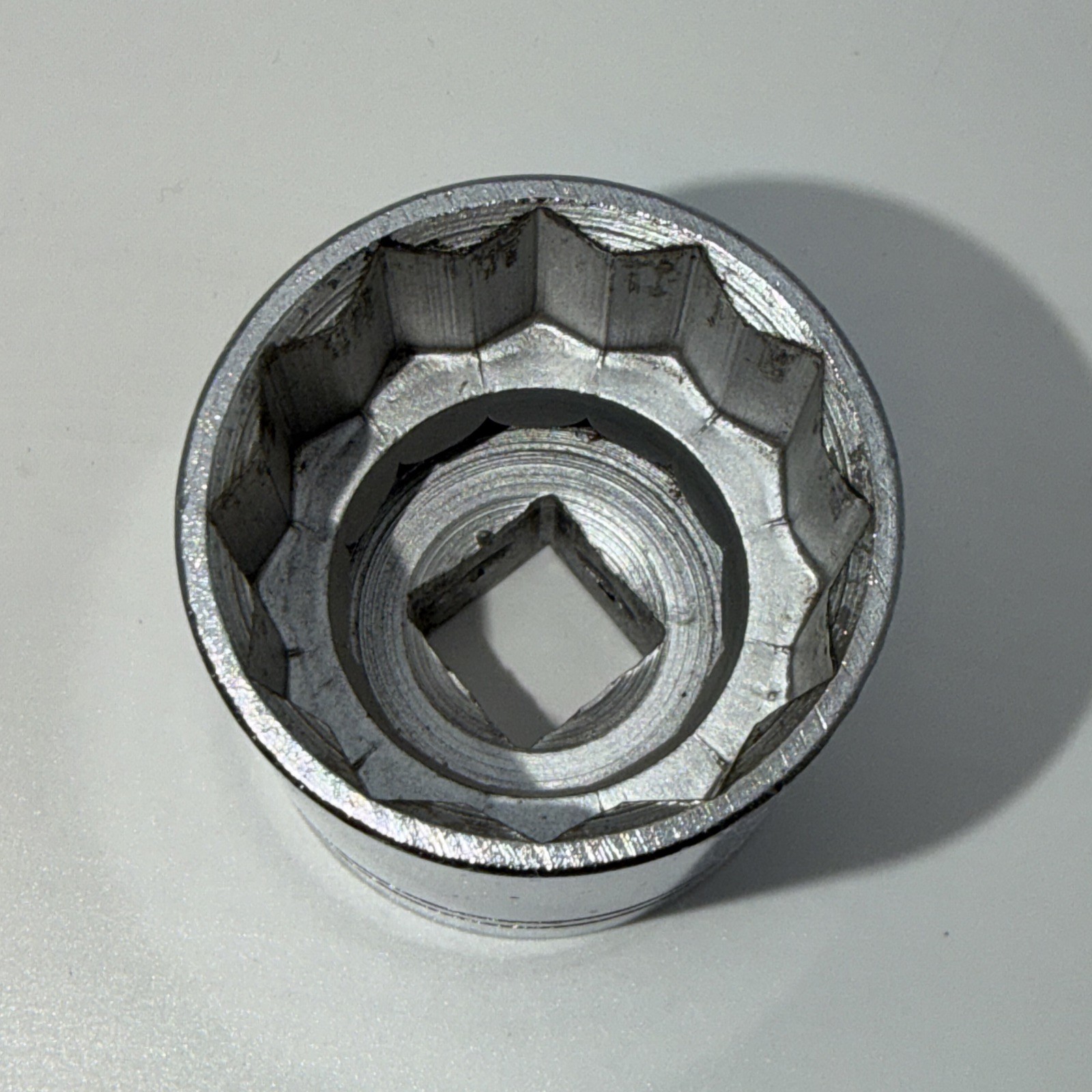 INDESTRO Select 6440, 1/2" Drive, 1-1/4" Socket, 1.65" Shallow, Twelve - Point.