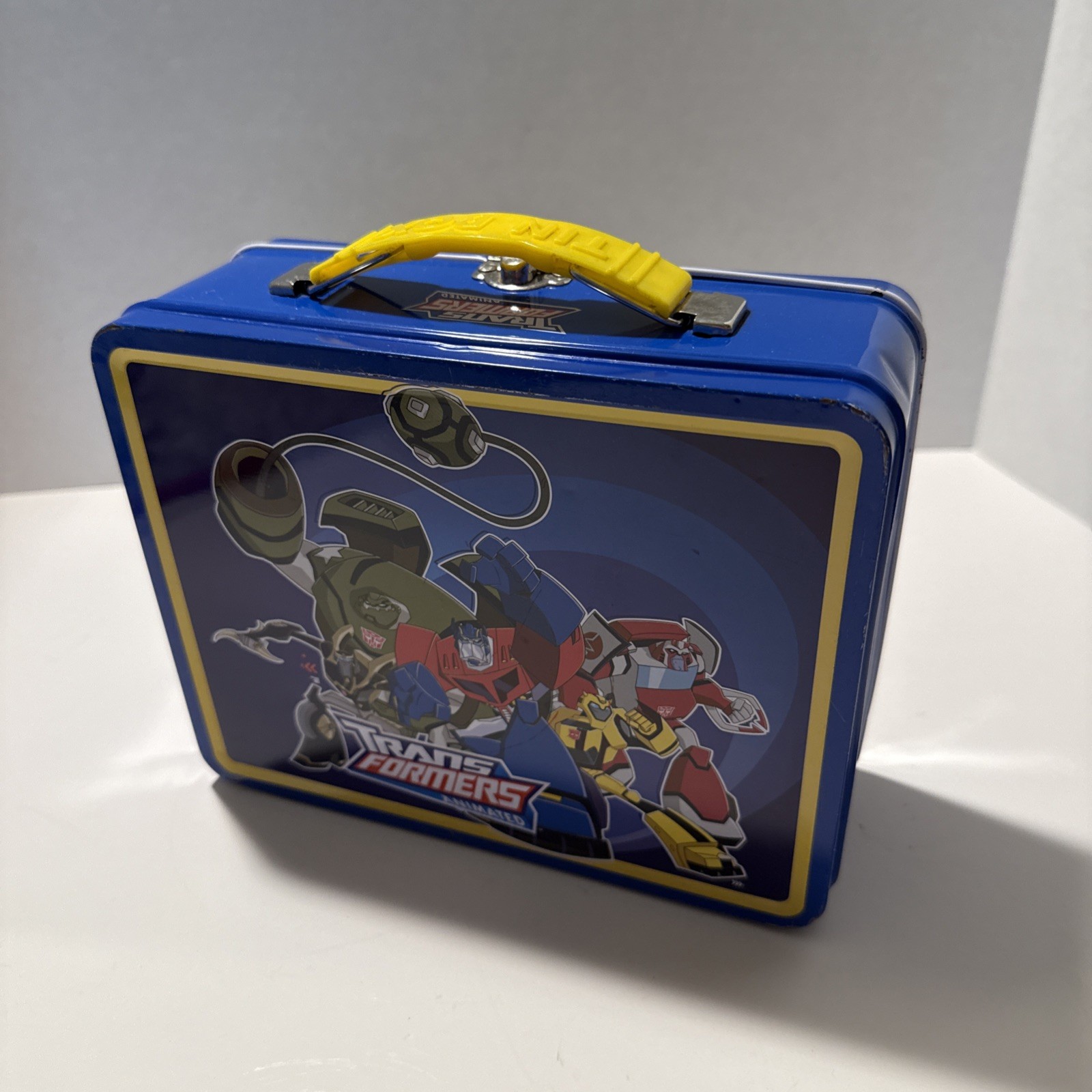 2008 Hasbro Transformers Animated Metal Lunch Box