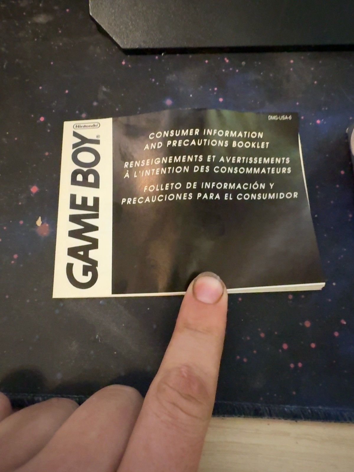 Nintendo Game Boy Pocket AC Adapter Box & Insert ONLY No Adapter OEM Authentic