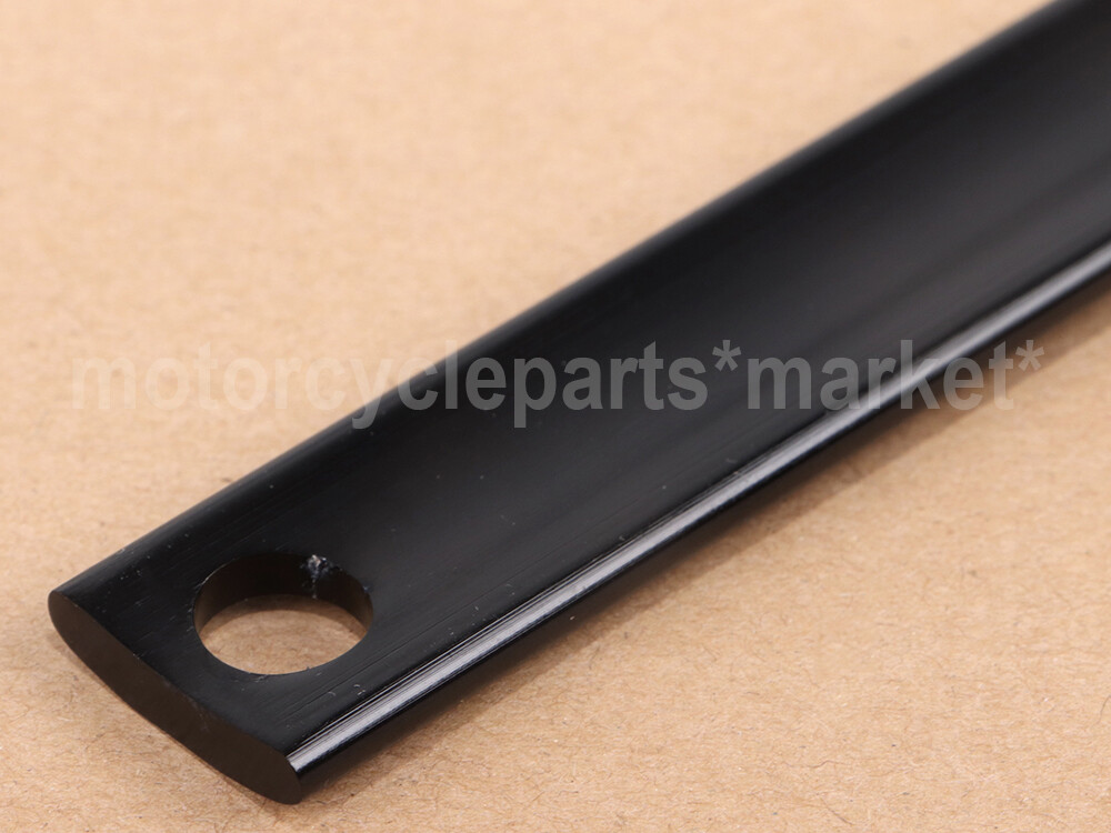 Black Fork Panel Accent Strips Molding Trim For Harley Heritage Softail Classic
