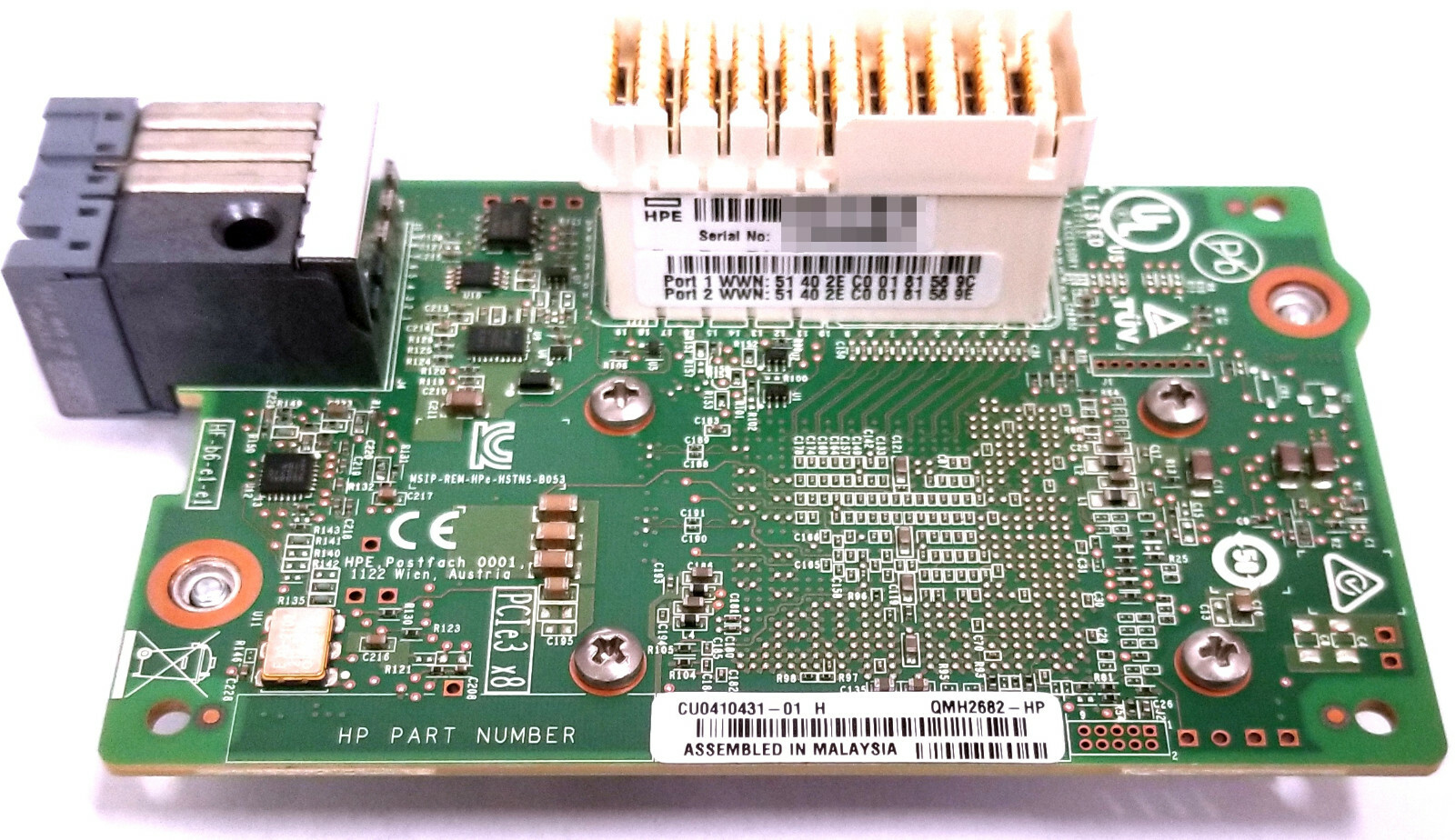 HPE / Qlogic QMH2862 Synergy 3830C 16Gb Fibre Channel HBA 782829-001 777452-B21