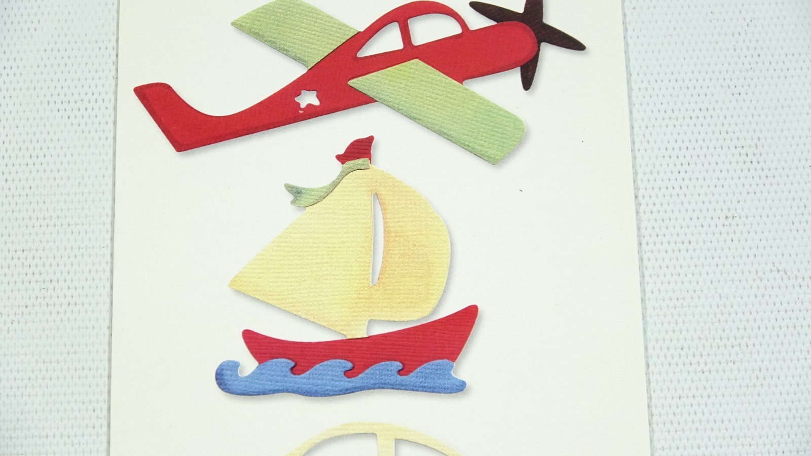 2009 Sizzix 3 Die Set Transportation Set 656372