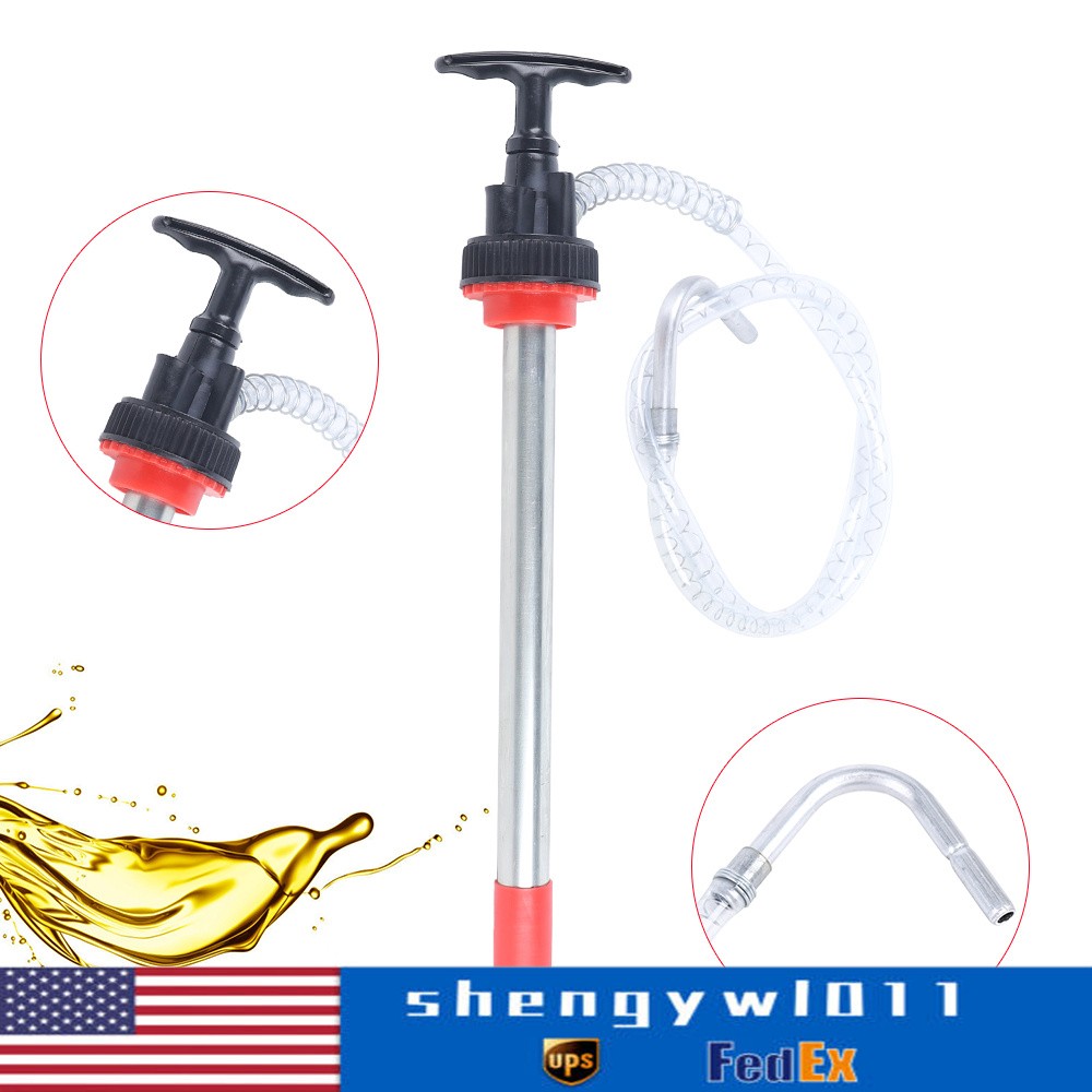 Manual Oil Transfer Pump Hand Gear Oil Pump Dispenser For 5 Gallon Bucket Pail