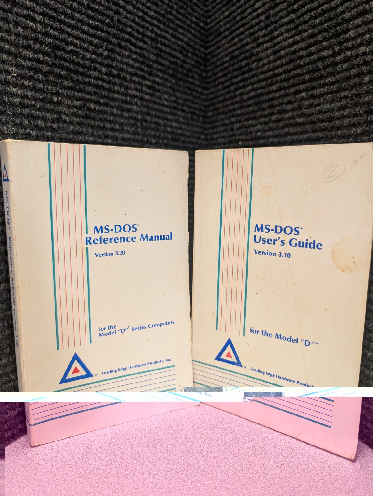Vintage Leading Edge Model D MS-DOS Manual Set - User Guide 3.10 & Reference...