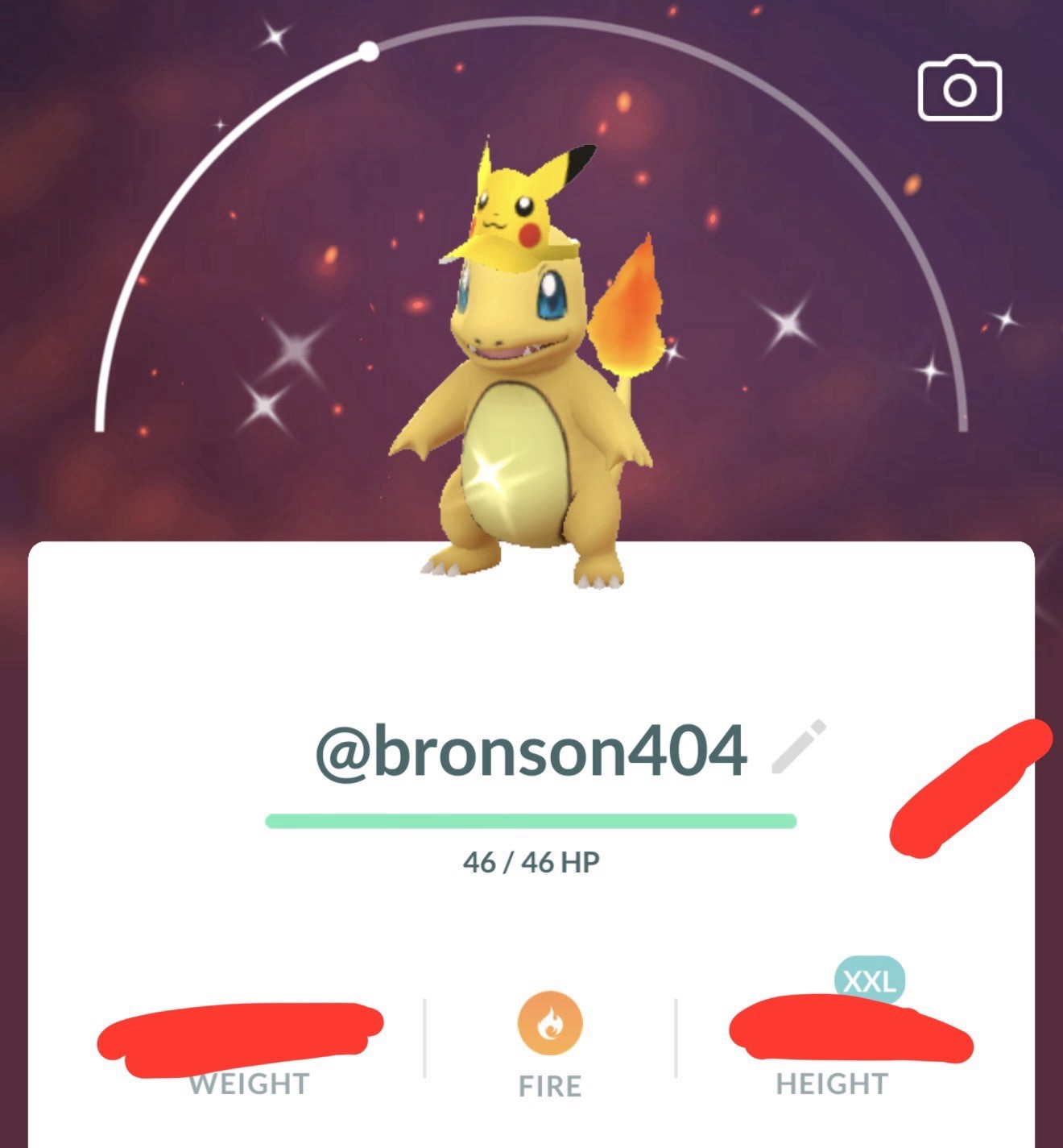 Pokemon✨XXL Charmander With Pikachu Visor✨TR—ADE ✨