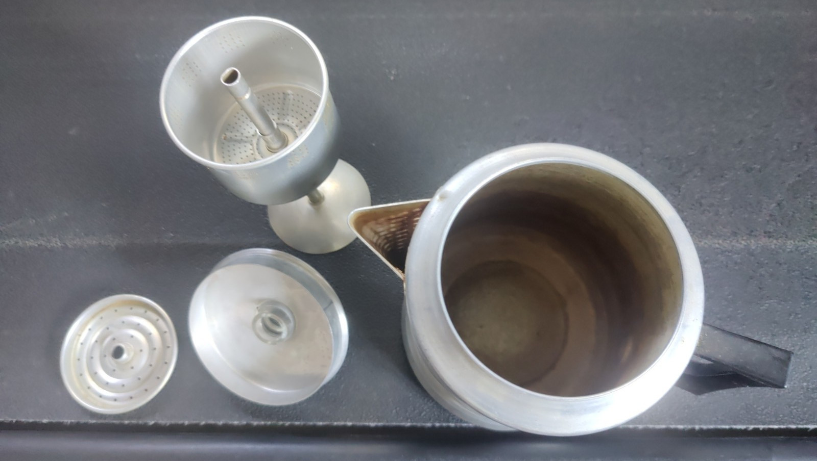 Vintage Comet Stovetop percolator coffee pot 9 Cup Complete