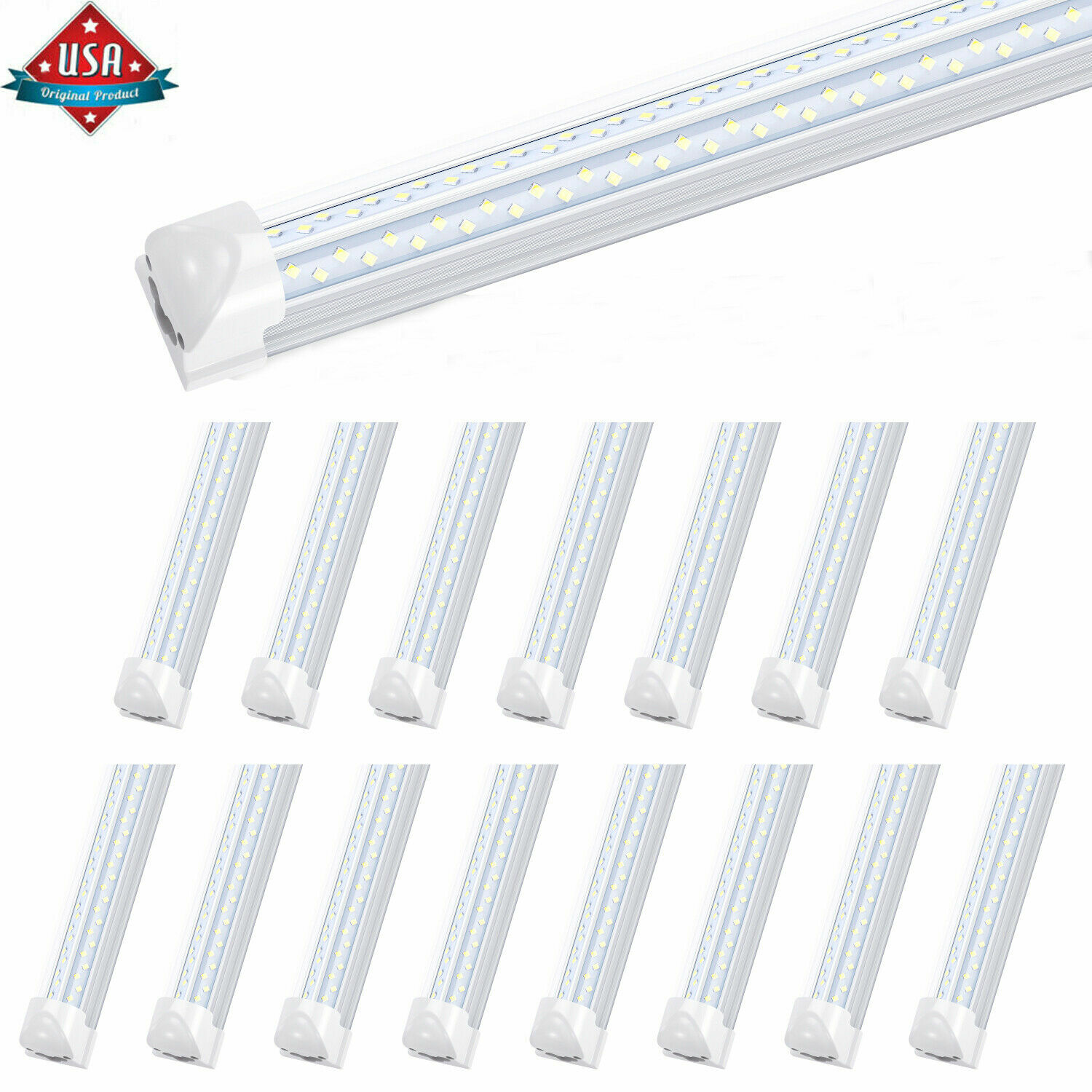 120W 8ft LED Tube Light - T8 8foot Linkable LED Shop Warehouse Lighting Fixture