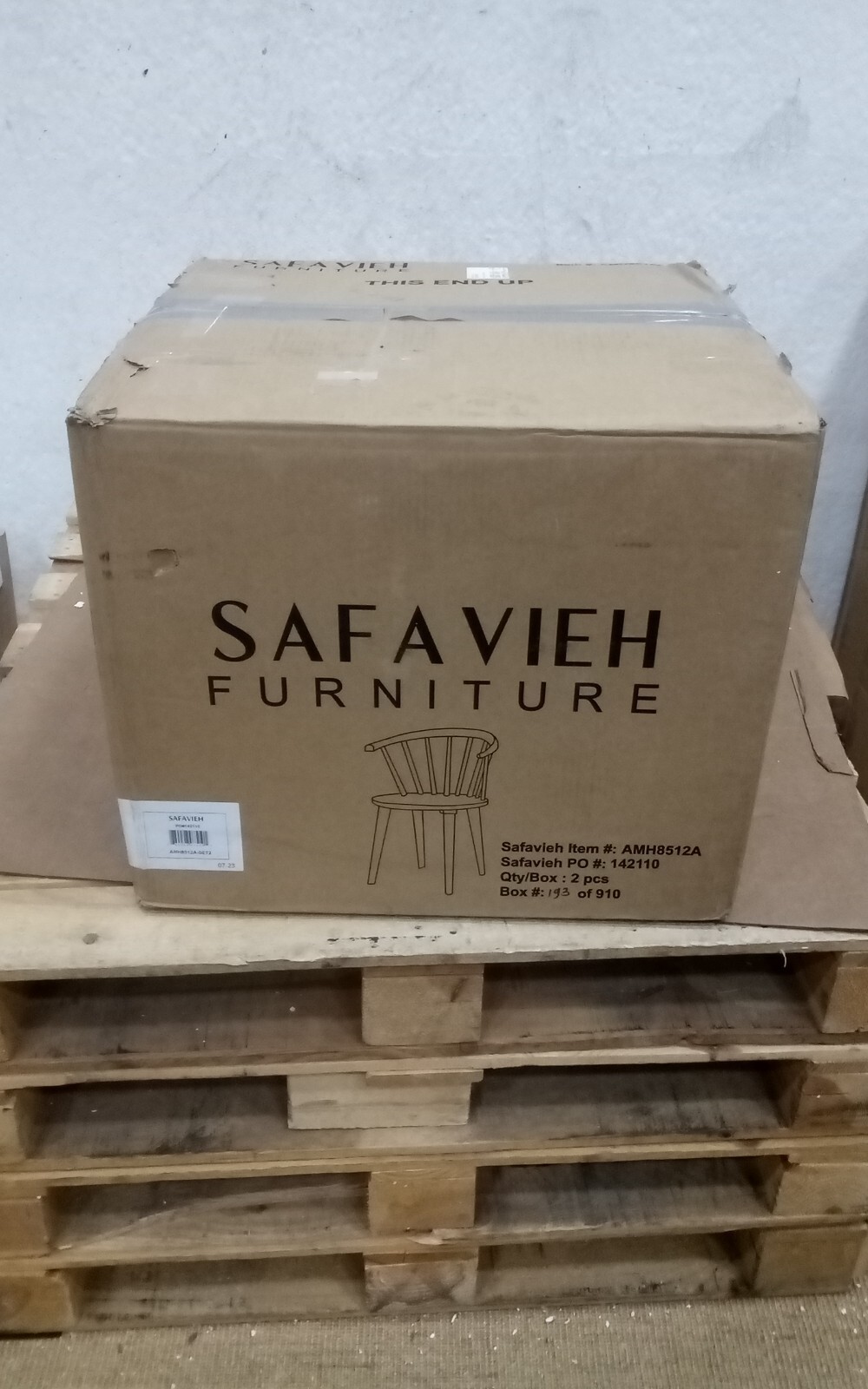 Safavieh Curved Spindle Side Chair, Reduced Price 2172725039 AMH8512A