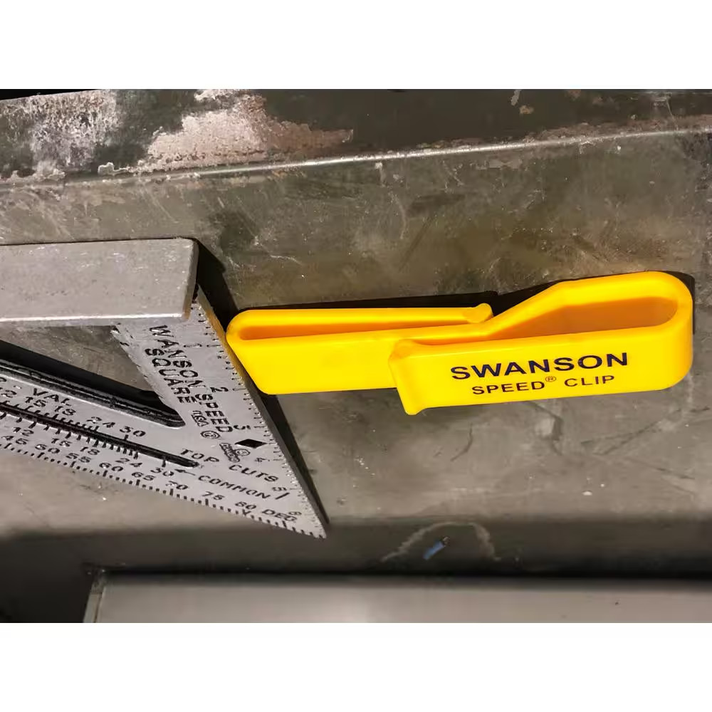 7 In. Speed Square, Rafter / Carpenter Square Layout Tool with Black Gradations