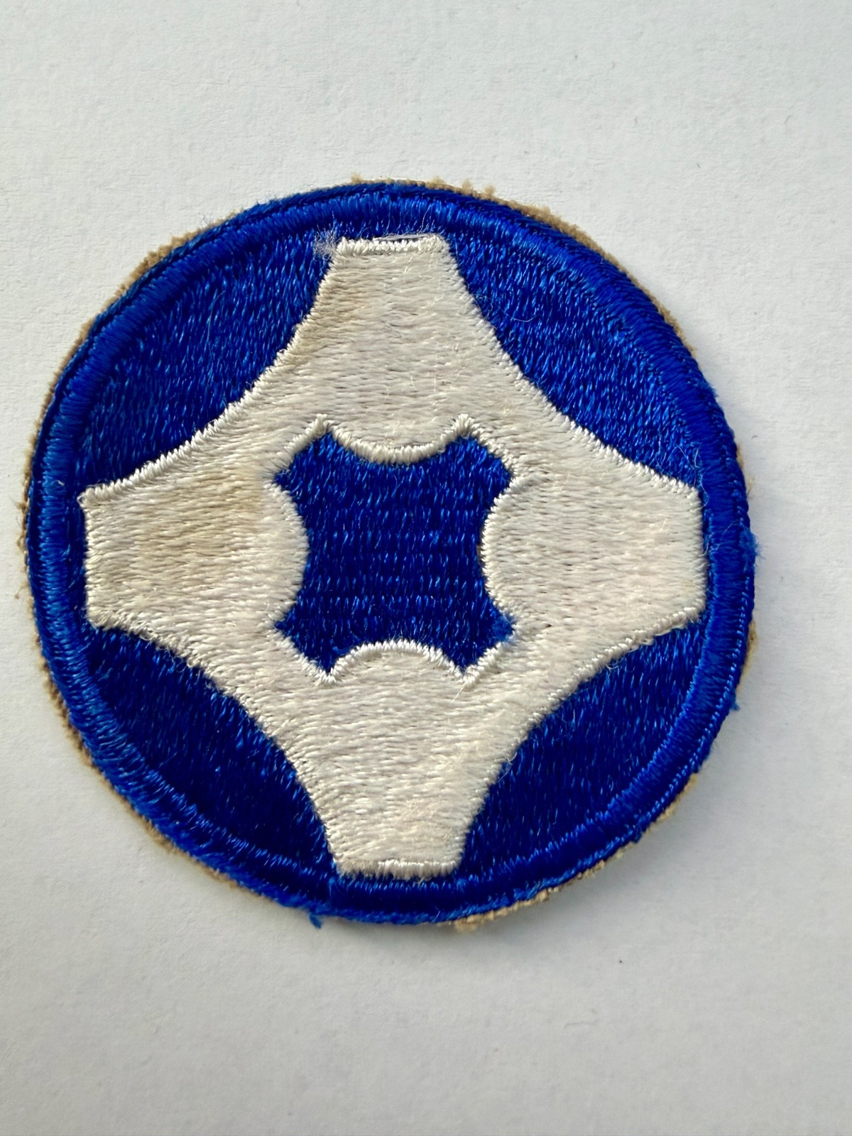 4th Service Command Patch US Army Snowback