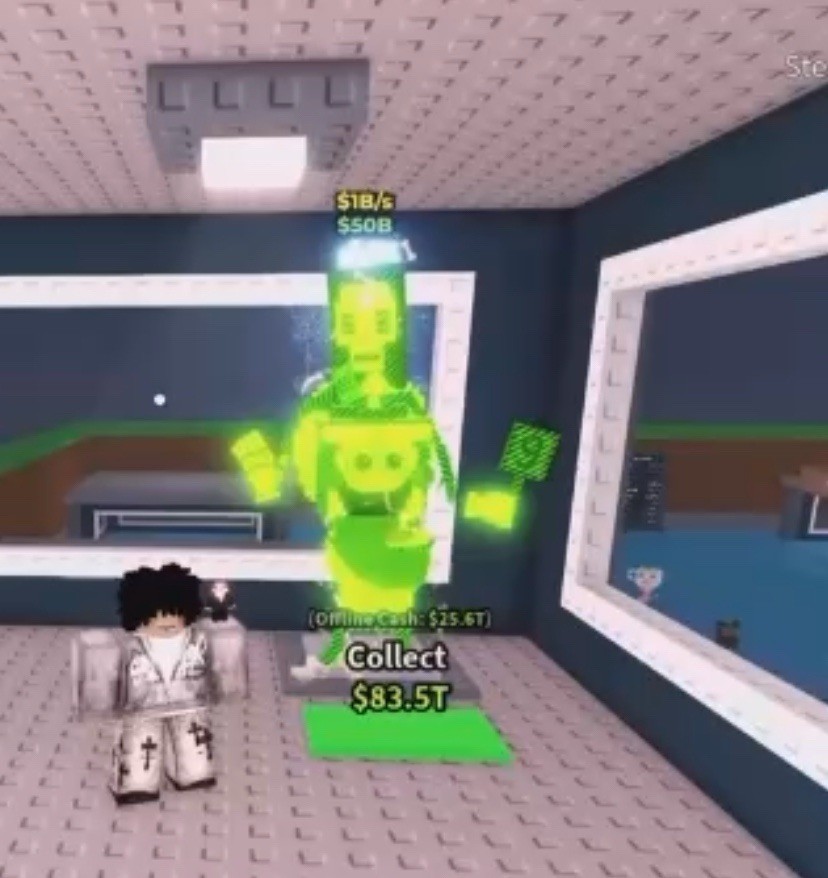 Roblox Virtual Collectible Asset - Collect $83.5T, $1B/s, Offline Cash $25.6T