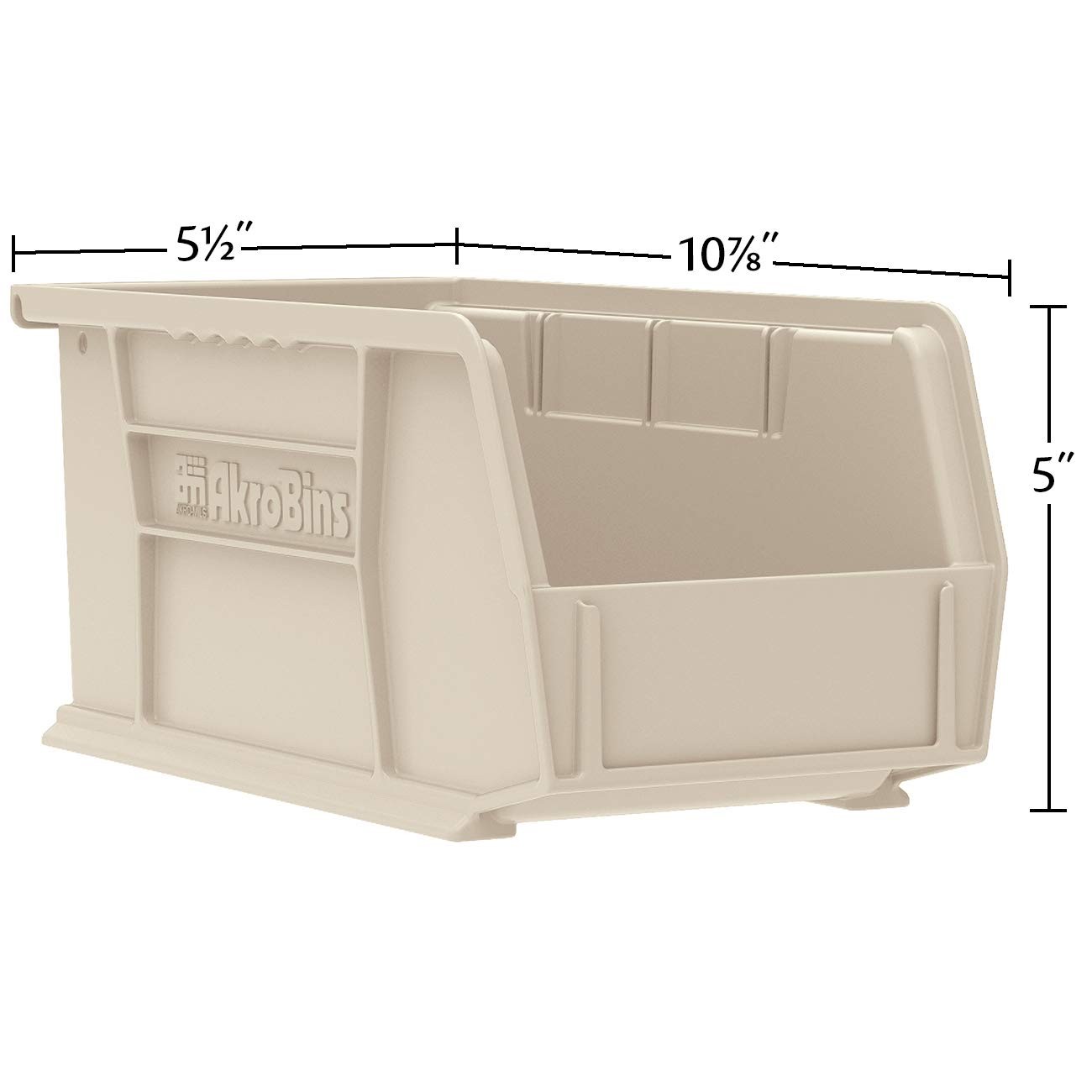 AkroMils 30230 AkroBins Plastic Storage Bins, SpaceSaving Stackable Bins for ...
