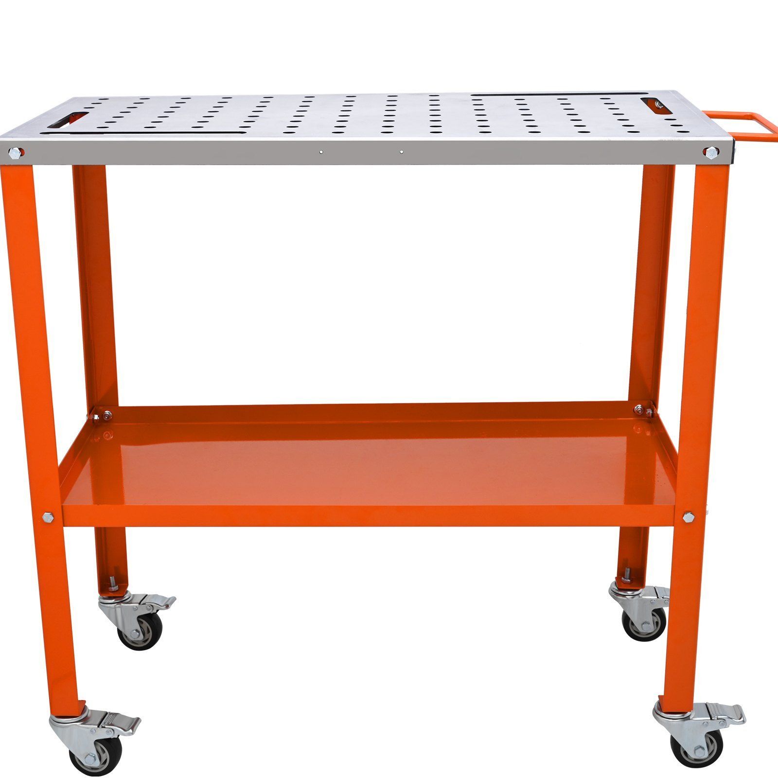 36" x 18" Welding Table 1200lbs Load Steel Welding Workbench Table on Wheels