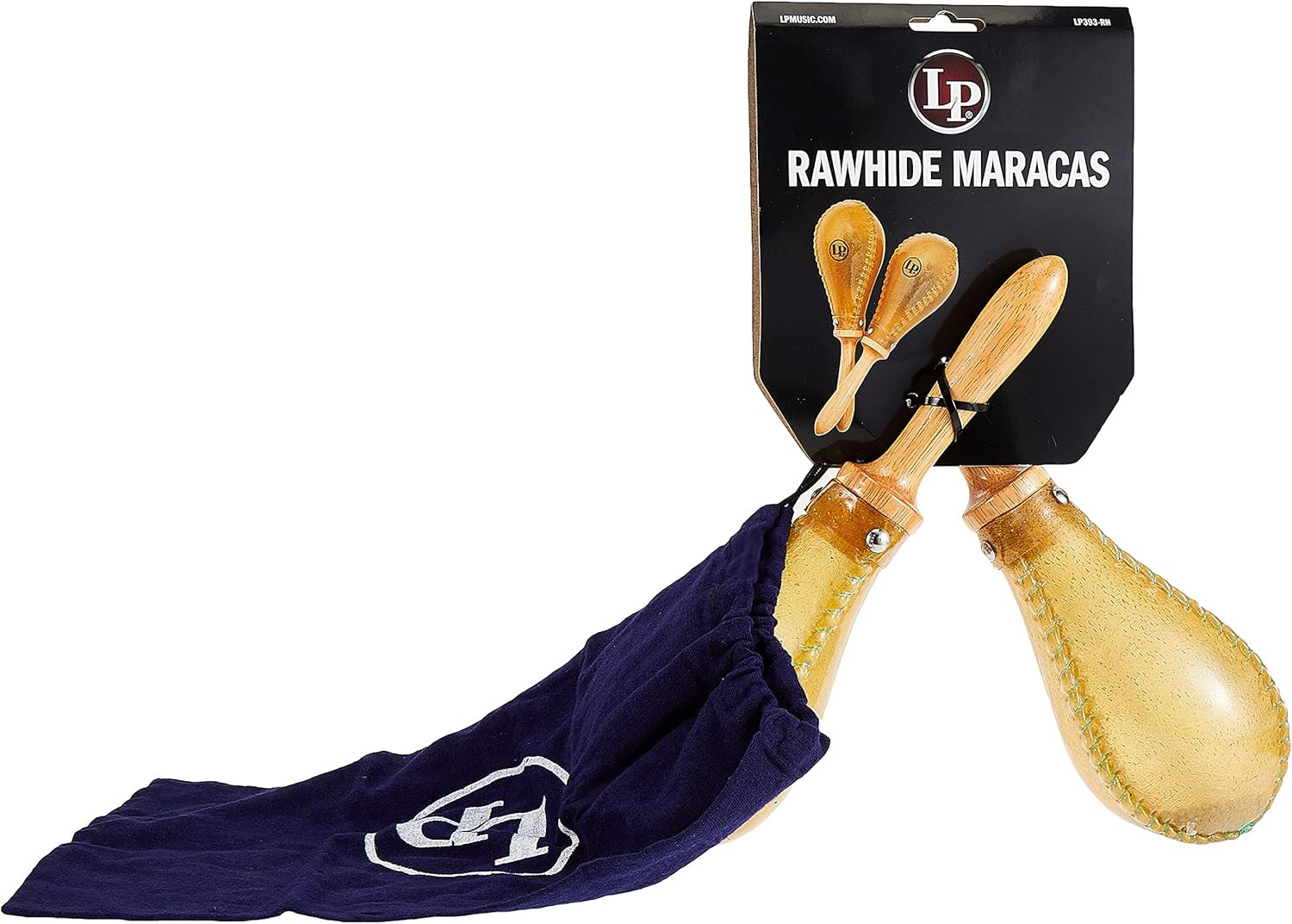 LP393-RH Salsa Rawhide Maracas Nat'Rl