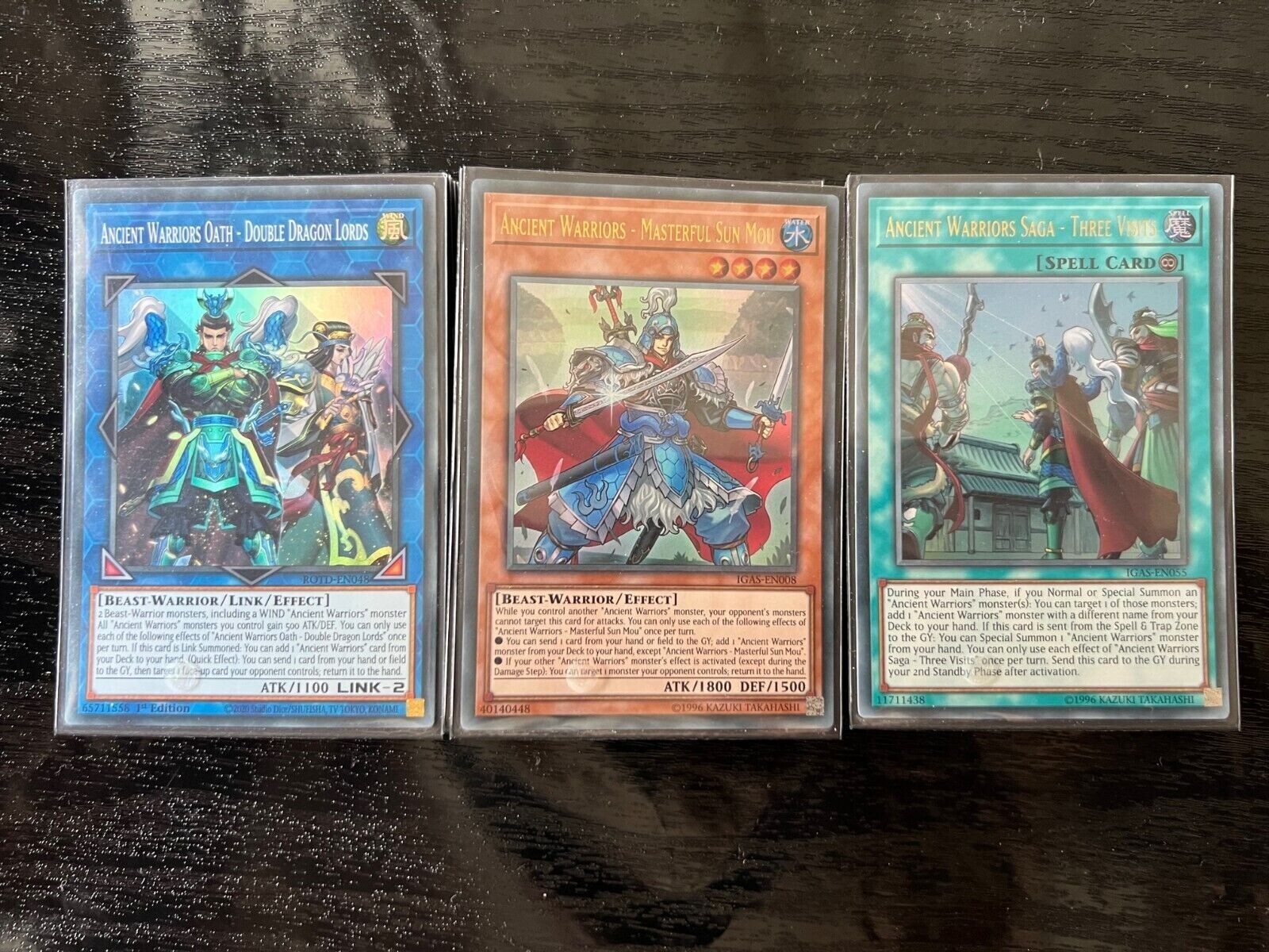 YuGiOh Complete Ancient Warriors Deck + Extra Deck *Tournament Ready* + Bonus