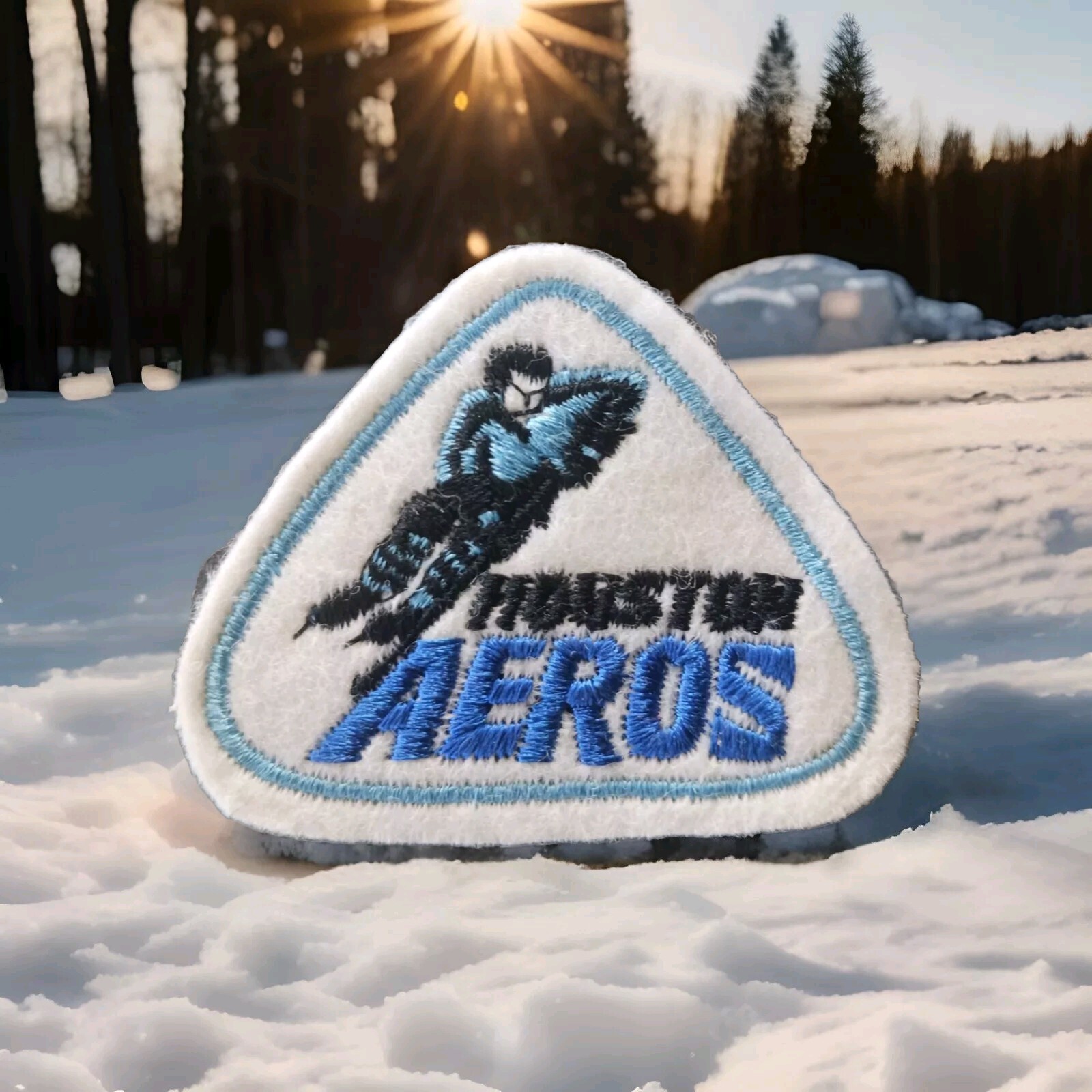 Houston Aeros AHL Hockey Team Sew On Patch 2.5" American Hockey League