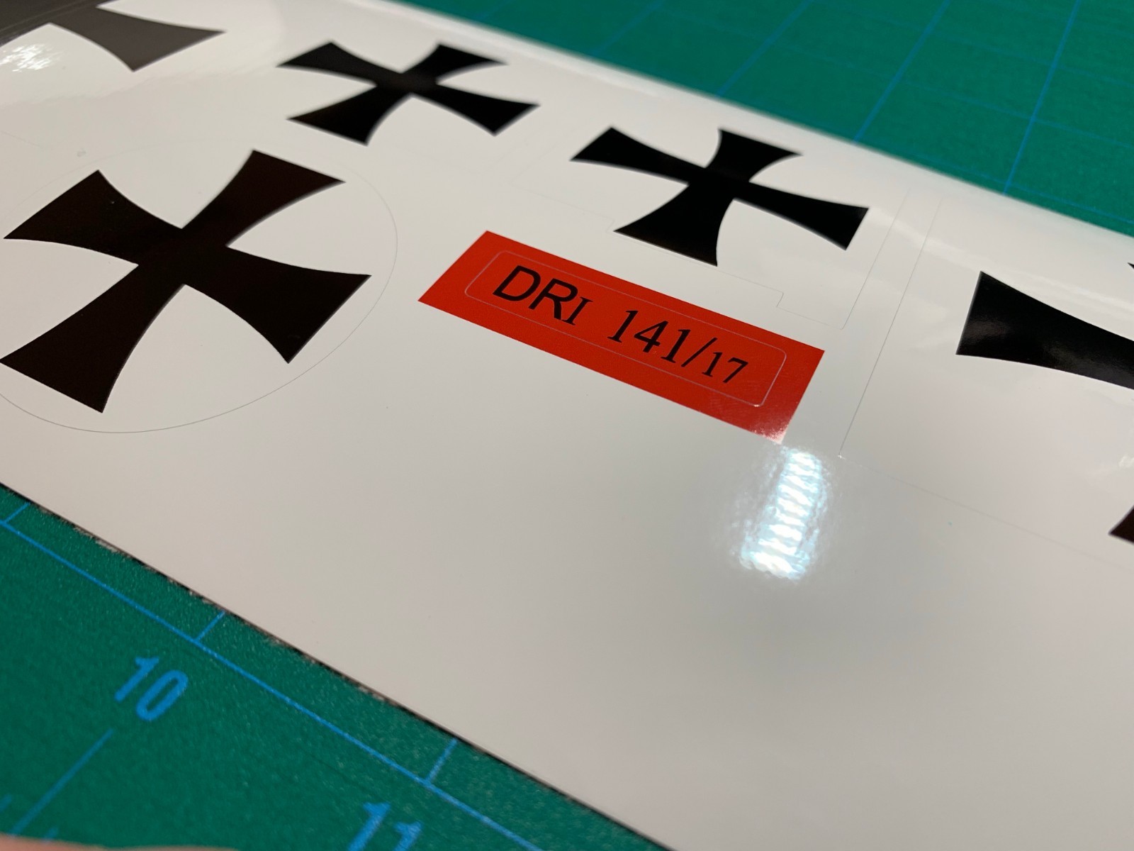 Custom Replacement Stickers for Red Baron 10024