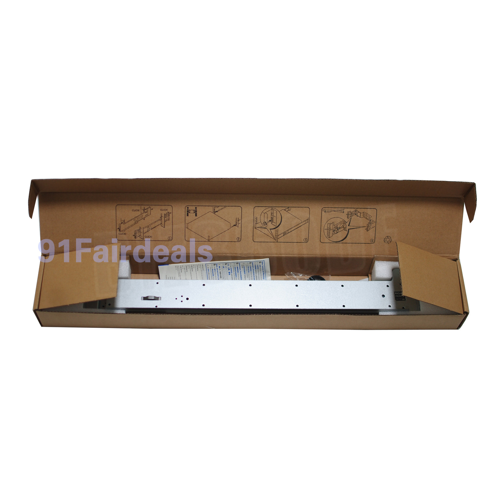 6CJRH For Dell PowerVault MD1200 M1400 MD3200 2U Sliding Ready Static Rail Kit