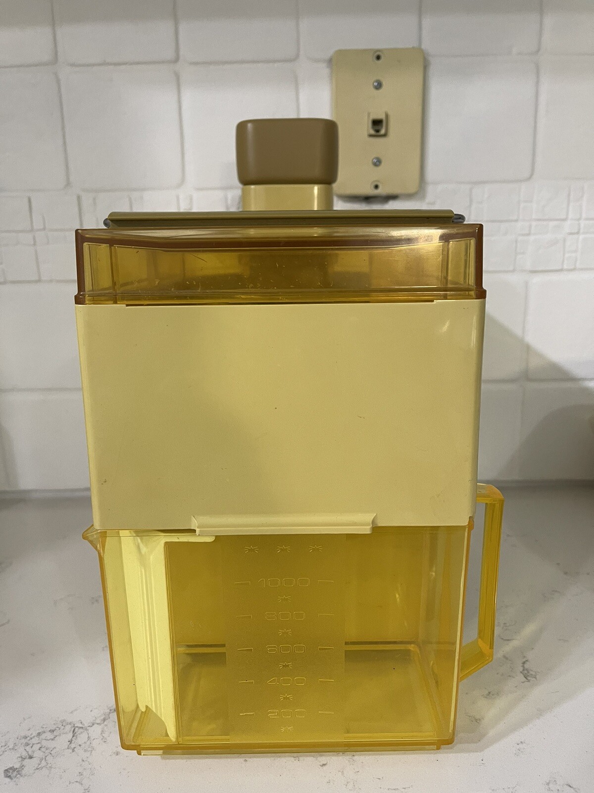 Vintage 70s Oster Model 362 Automatic Pulp Ejector Juicer Manual Cleaning Brush