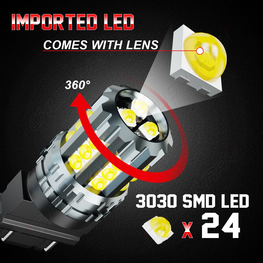 6000K LED Backup Reverse Light Bulbs White for Chevy Silverado 1500 1999-2013