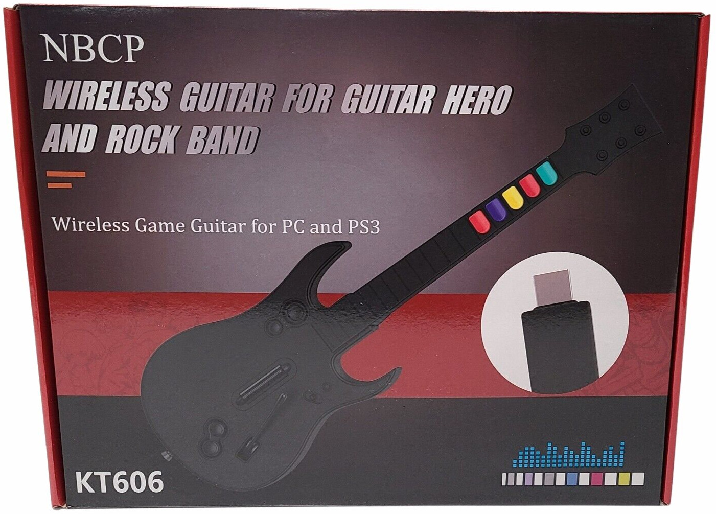 NEW PS3 Guitar Hero III 3 Game & 2x Rock Band Wireless Controller Bundle Set Kit