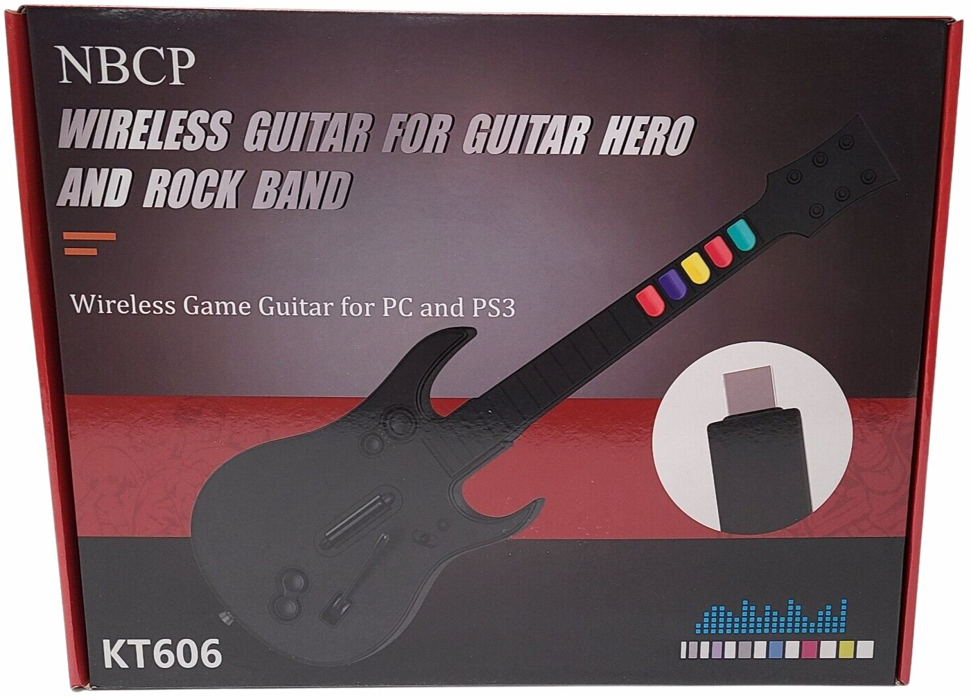 NEW PS3 Guitar Hero III 3 & Rock Band Wireless Controller + Game Bundle Set Kit