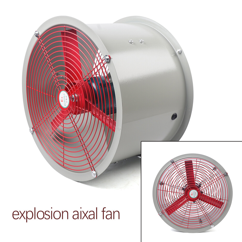 16"Explosion-proof Axial Exhaust Fan 1450rpm Spray Booth Paint Fumes Exhaust Fan