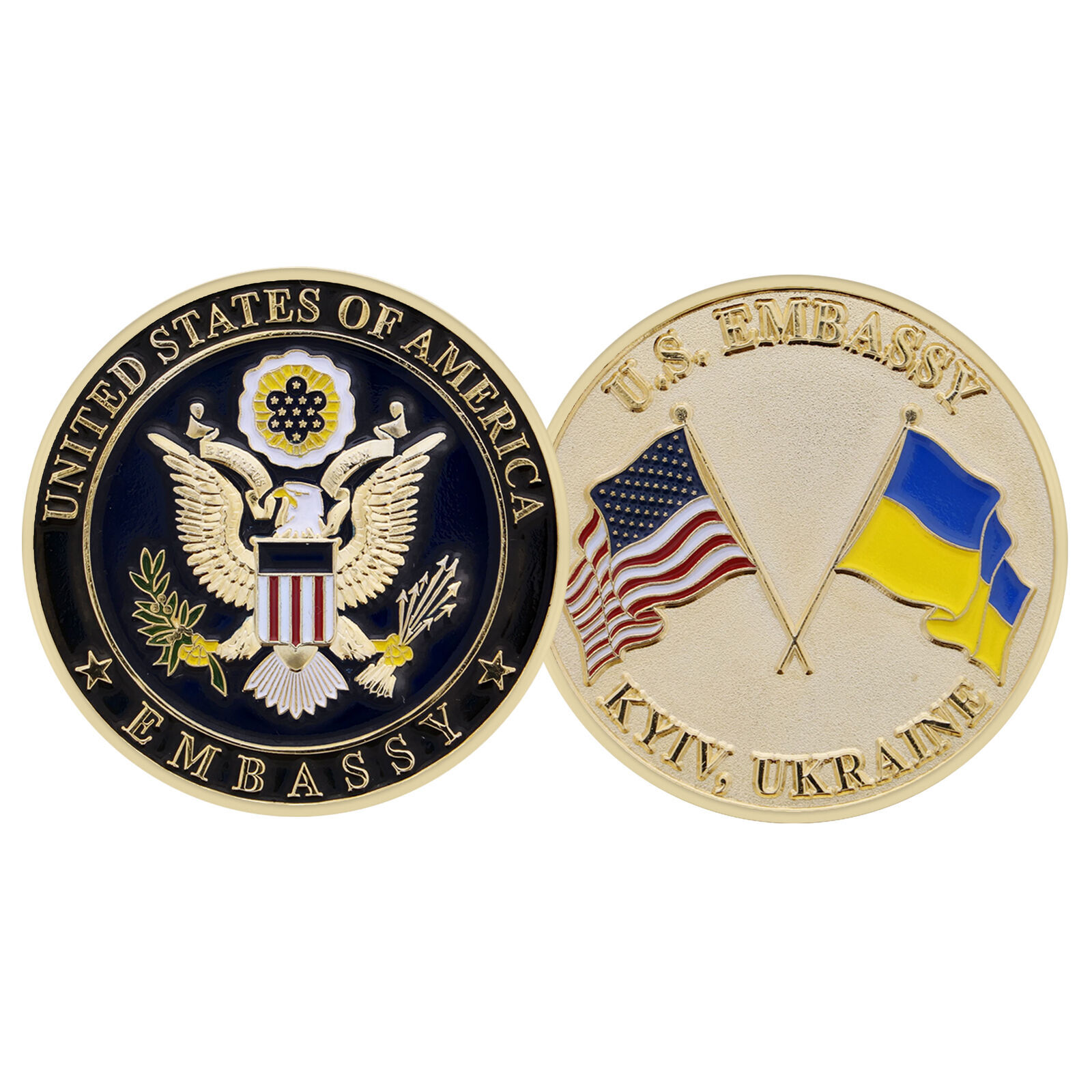 US EMBASSY UKRAINE COIN