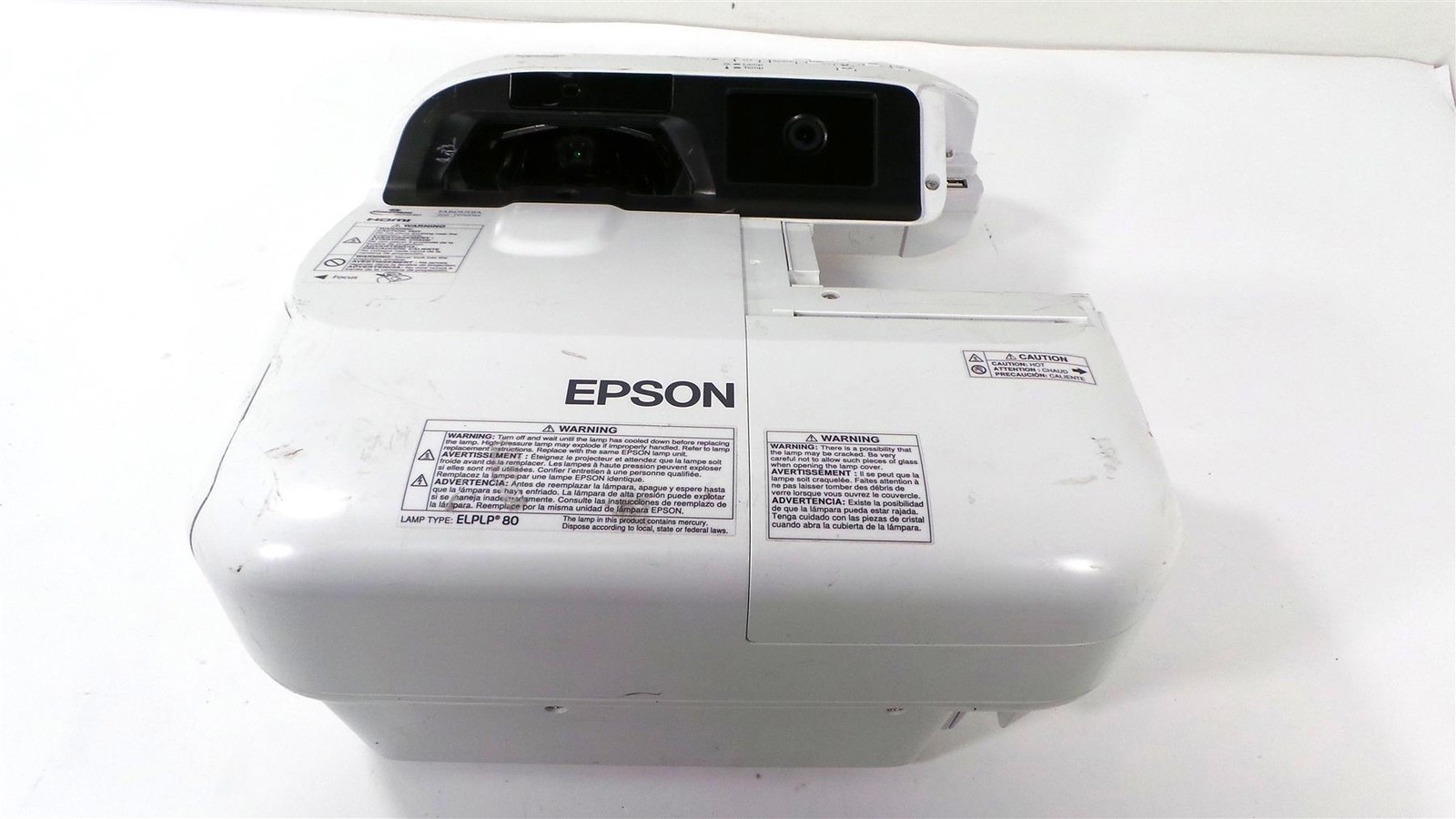 Epson BrightLink Pro 1430wi LCD Projector HDMI - Lamp Timer : 980 Hours