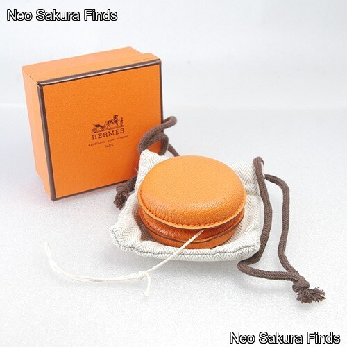 Hermes Orange Leather Yo Yo Extremely Rare w/Box Collectible