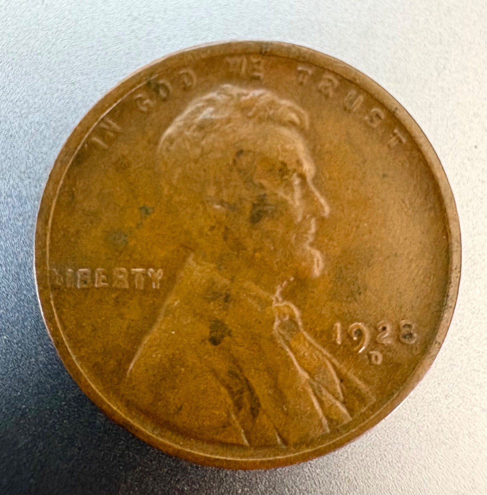 1928-D Lincoln Cent, combined shipping, INV:2269