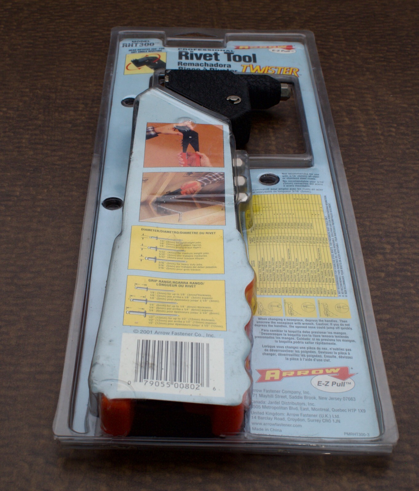 Arrow Fastener RHT300 Professional Swivel Head Rivet Tool