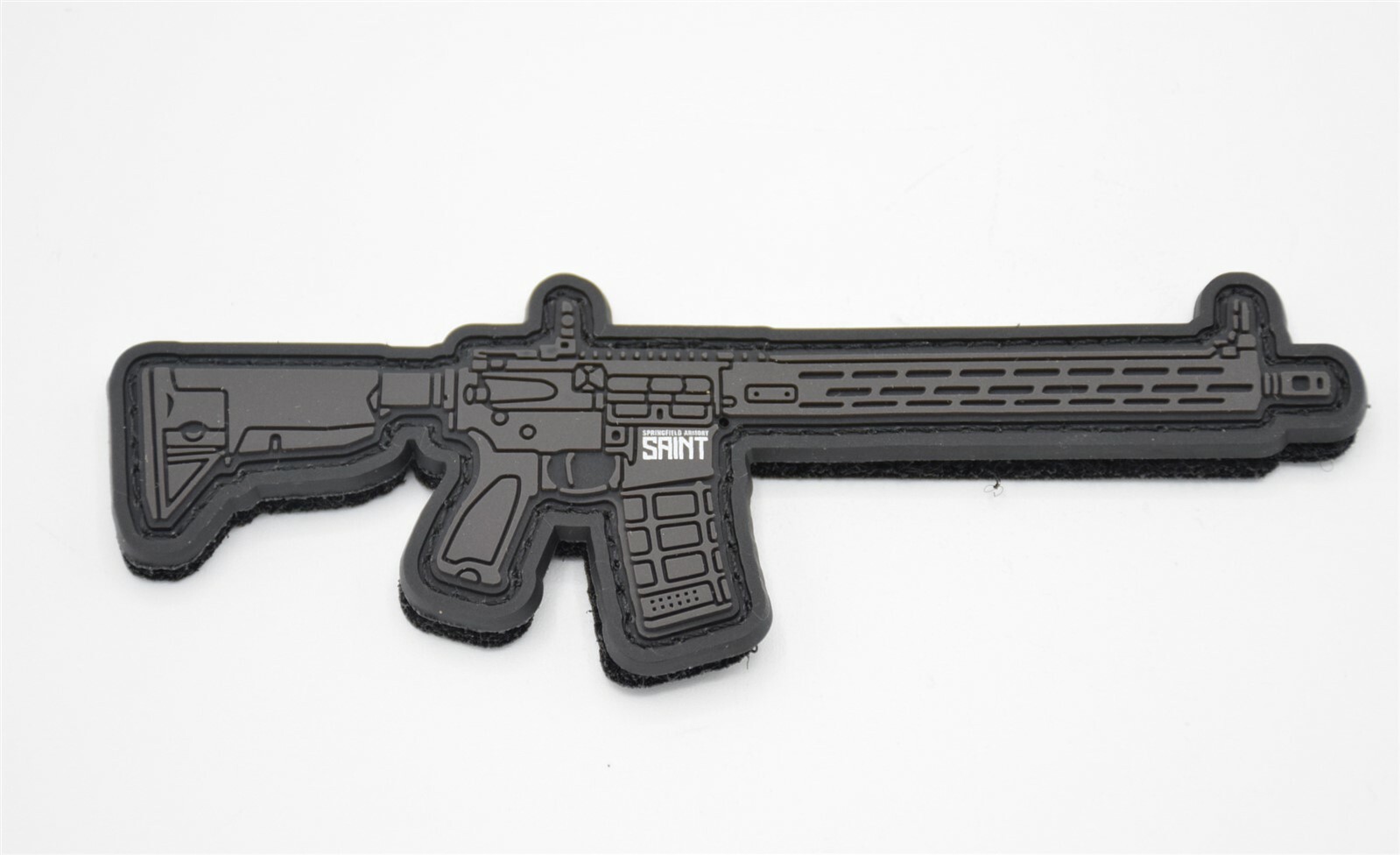 SPRINGFIELD ARMORY SAINT VICTOR RIFLE LOGO PATCH HOOK/LOOP BACK *LARGE PATCH*​