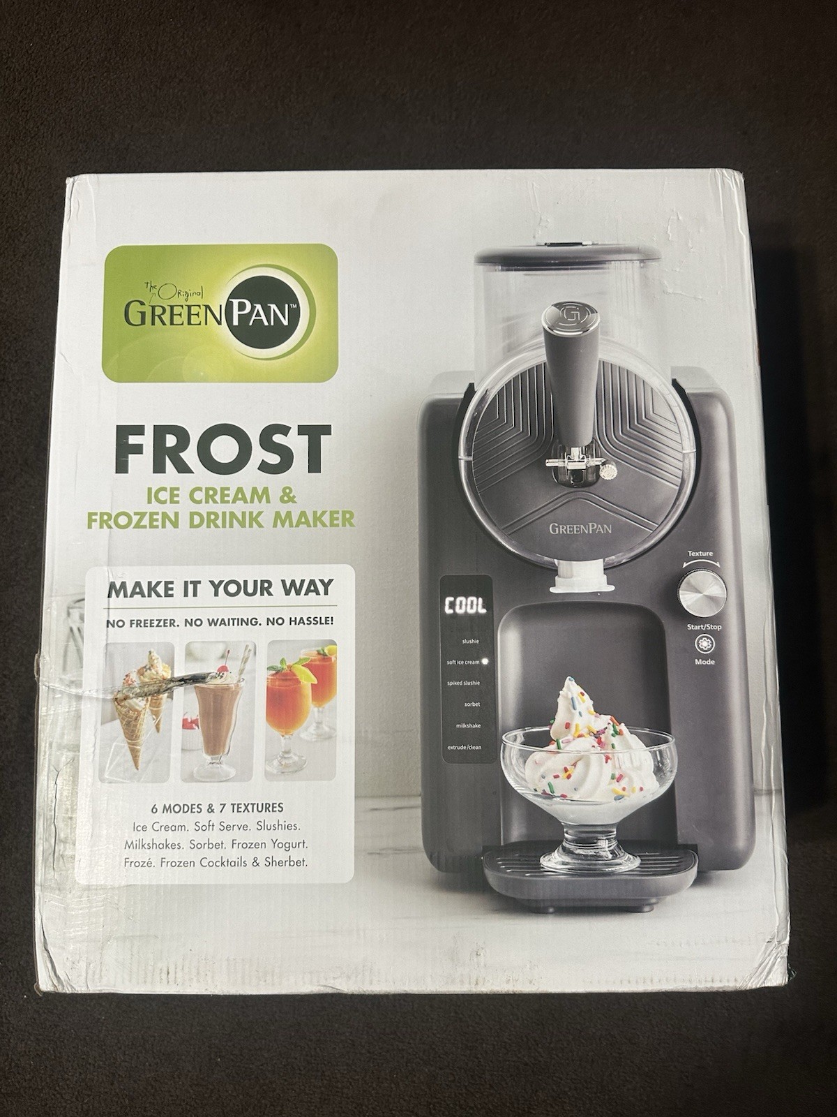 Frost Ice Cream Machine & Frozen Drink Maker, Soft Serve, Slushie, Milkshakes...
